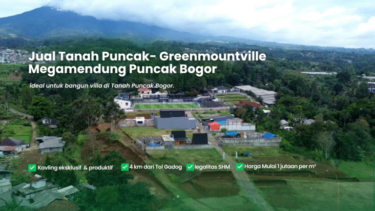 jual tanah megamendung puncak bogor