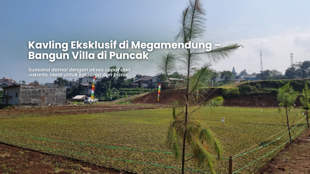 Tanah Greenmountville Puncak Bogor 250M2