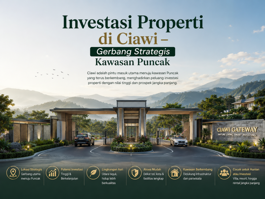 Investasi Properti di Ciawi- Gerbang Strategis Kawasan Puncak